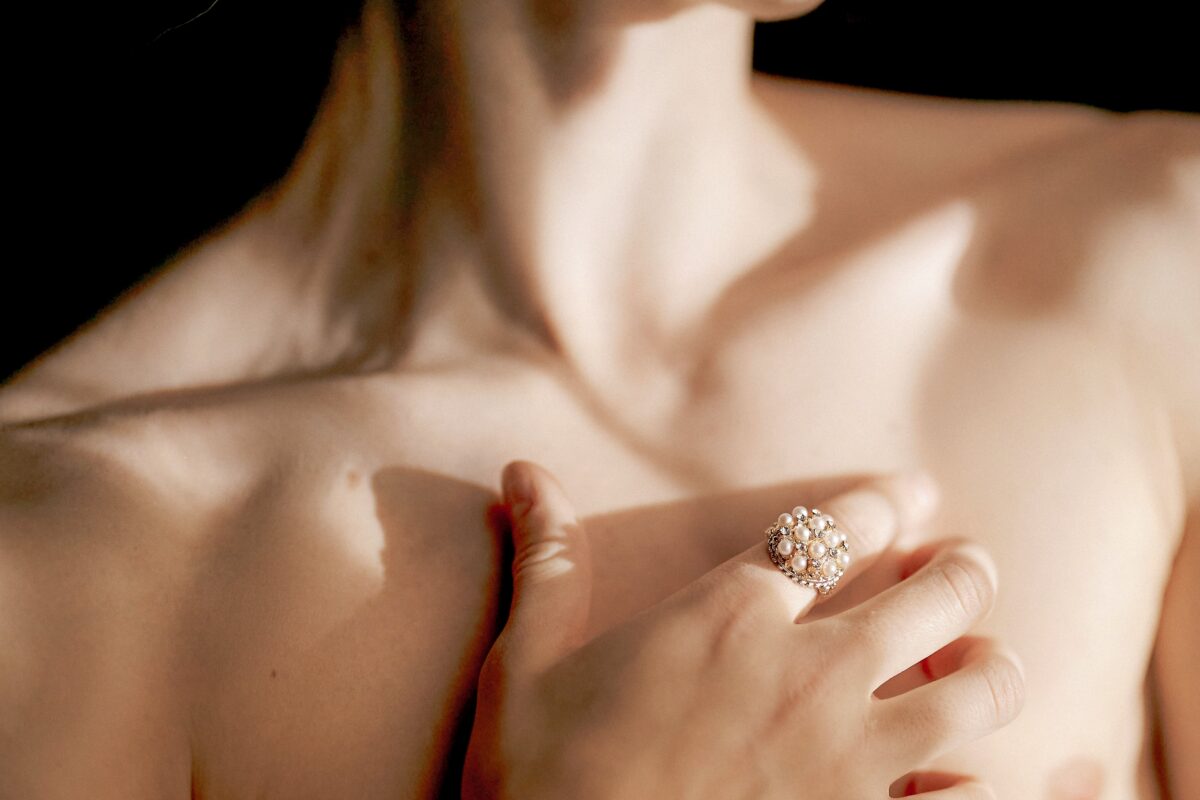 Torse d'une personne nue